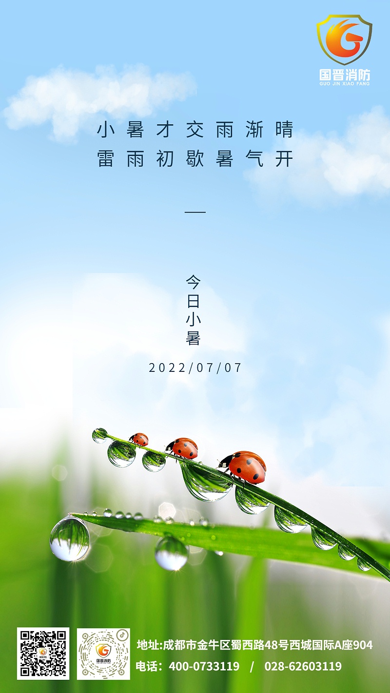 小暑節(jié)氣夏天綠植中式實(shí)景手機(jī)海報(bào)